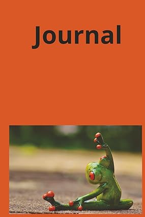 Journal: A Narrow Rule Lined Notebook For Frog Lovers Paperback
