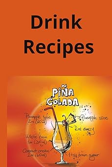 Drink Recipe Book: A Narrow Rule Lined Notebook For Drink Recipes Paperback