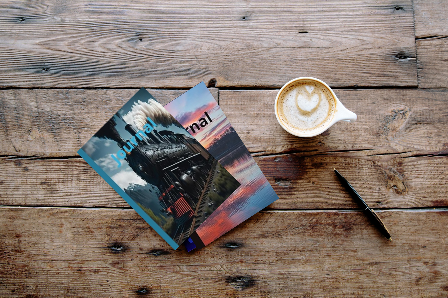 Journal: A Narrow Rule Lined Notebook For Train Lovers Paperback