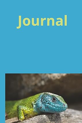 Journal: A Narrow Rule Lined Notebook For Lizard lovers Hardcover