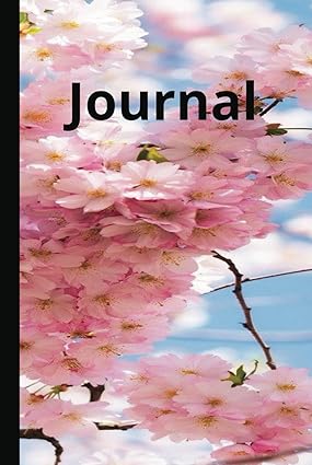 Journal: A Narrow Rule Lined Notebook For Flower Blossom Lovers Hardcover
