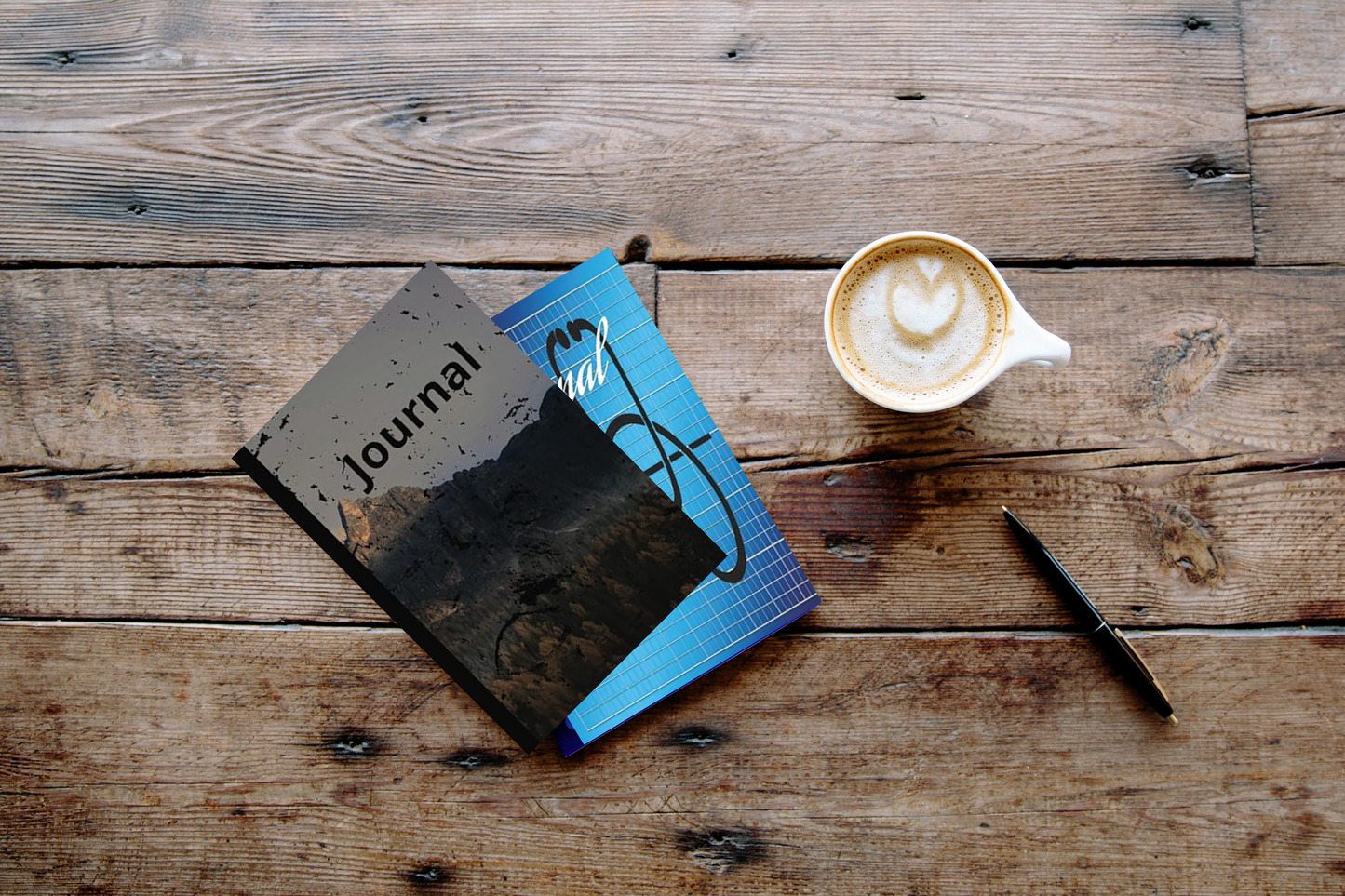 Journal: A Narrow Ruled line Notebook For Mountain Lovers And Peace in Nature Hardcover