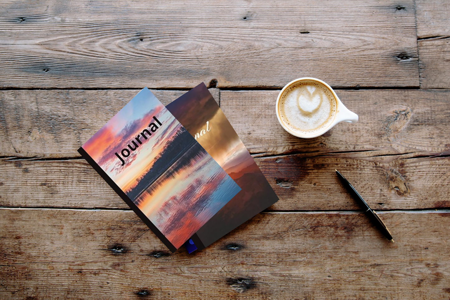 Journal: A Narrow Rule Lined Notebook For The Beautiful Sunsets Hardcover