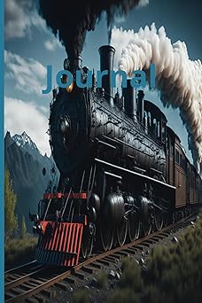 Journal: A Narrow Rule Lined Notebook For Train Lovers Hardcover